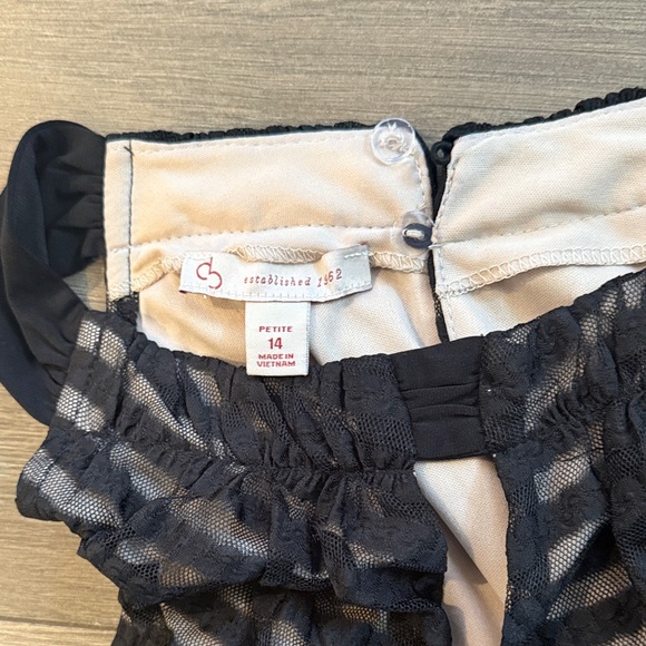 Sheer Panel Black Maxi Dress - Picture 2 of 3